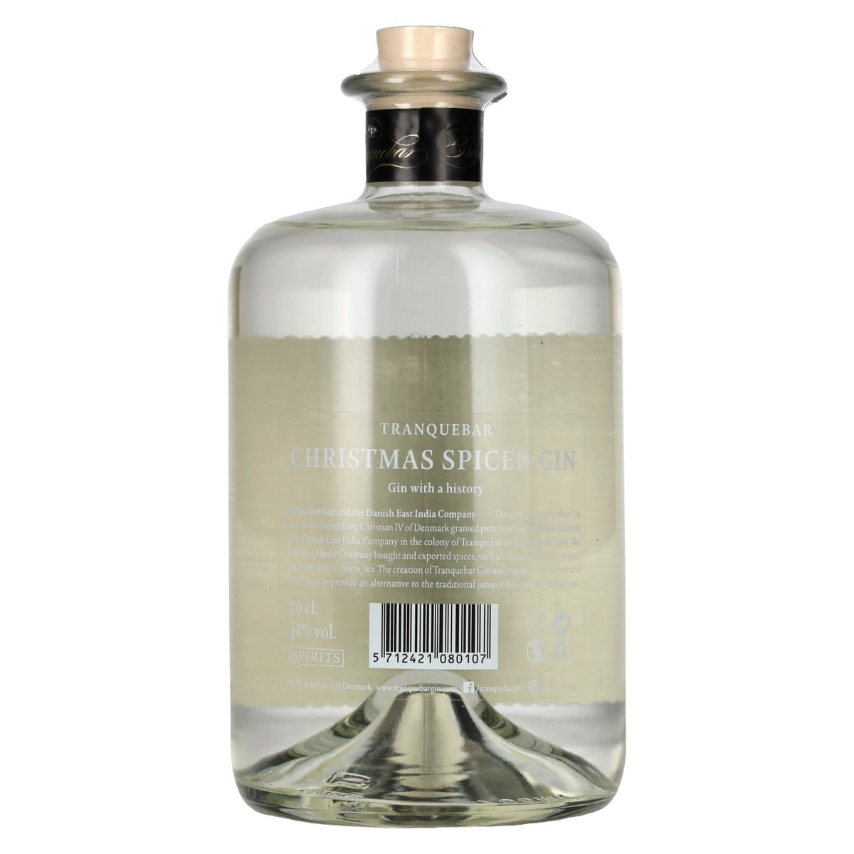 Tranquebar Original Gin Christmas Spiced 48 % vol. 0,7 l