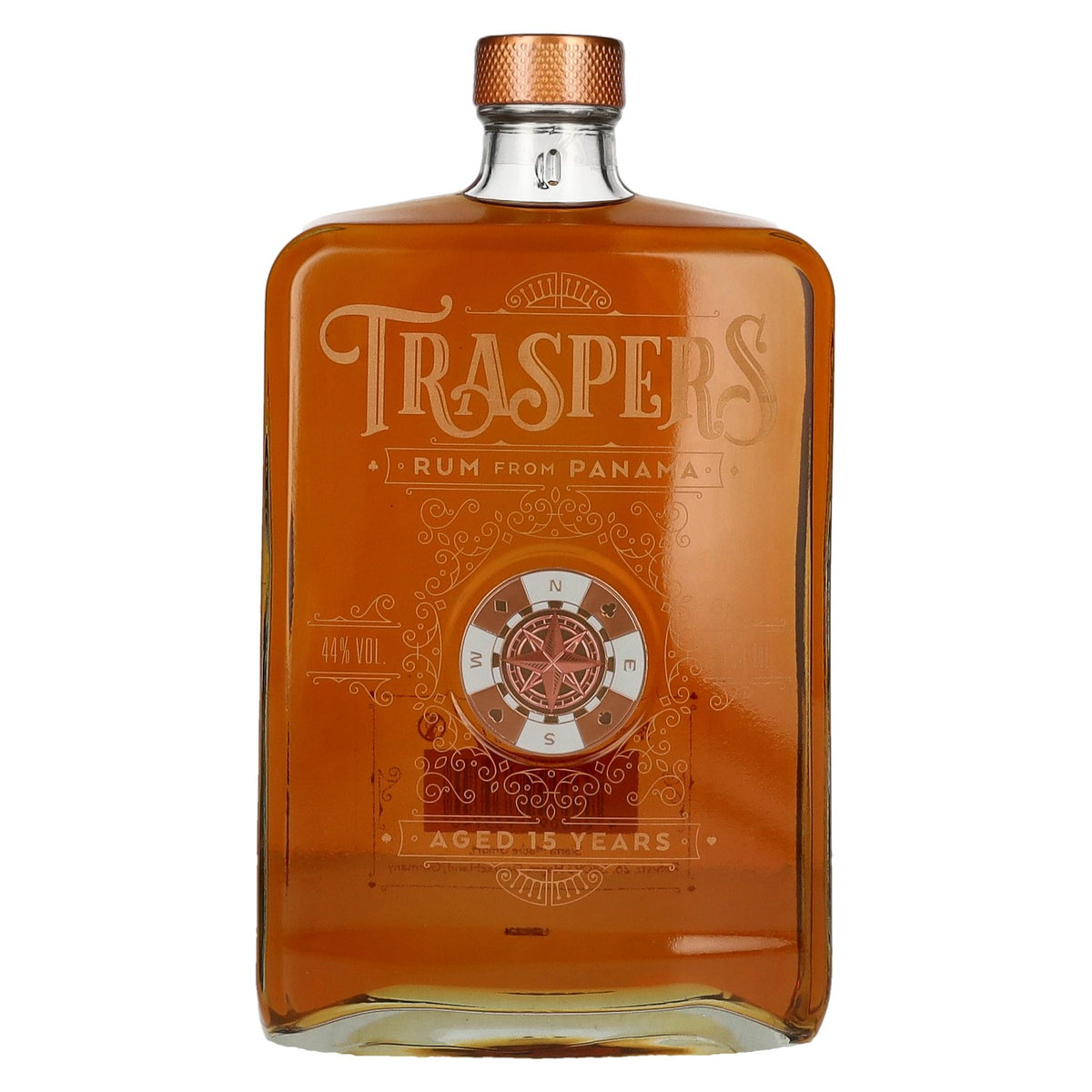 Traspers 15-Year-Old Rum from Panama, 44% vol., 0.7 l