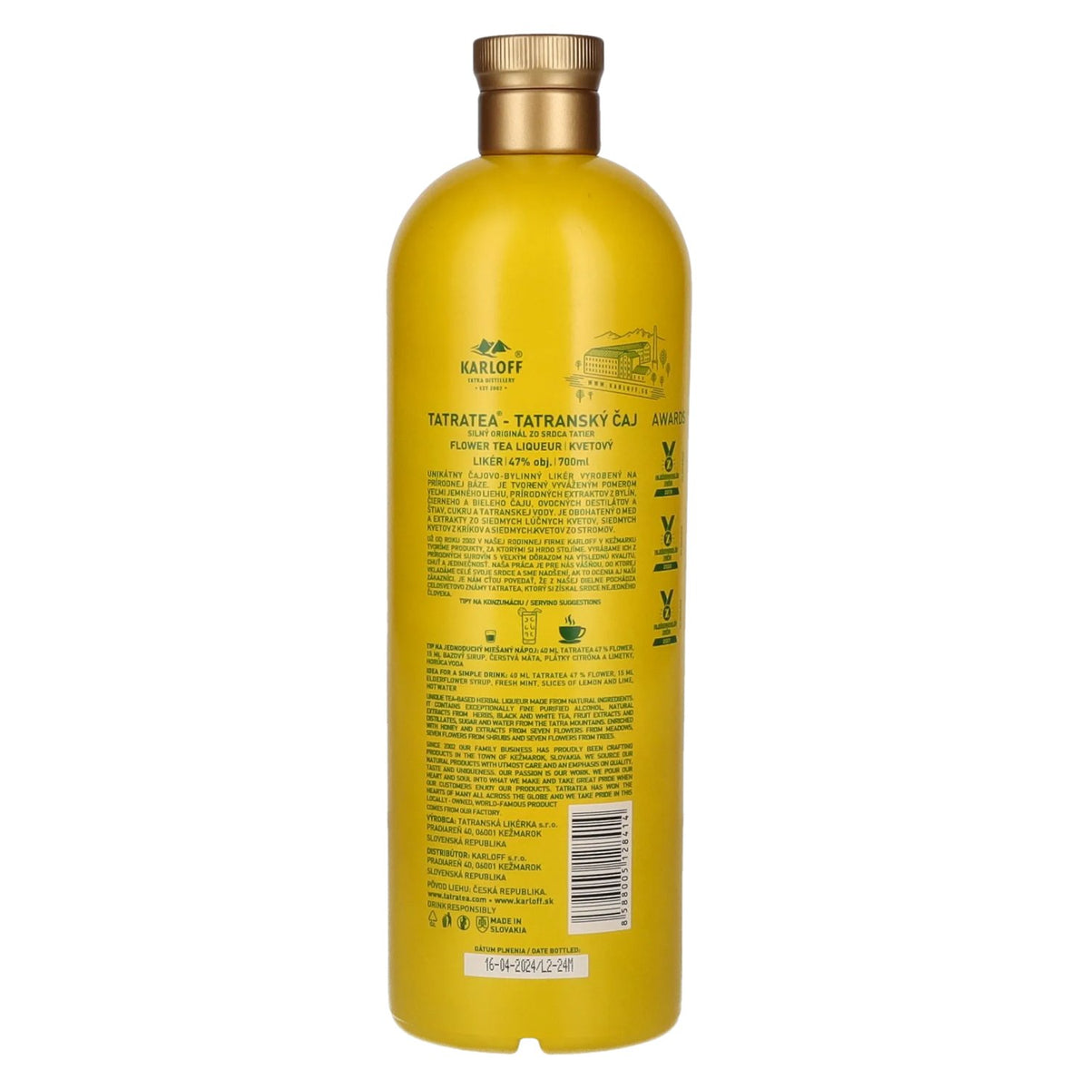 Tatratea Bloementhee-likeur 47% vol. 0,7 l