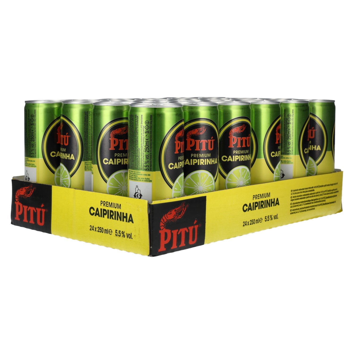 PITÚ Premium Caipirinha 5,5% Vol. 24x0,25l cans deposit