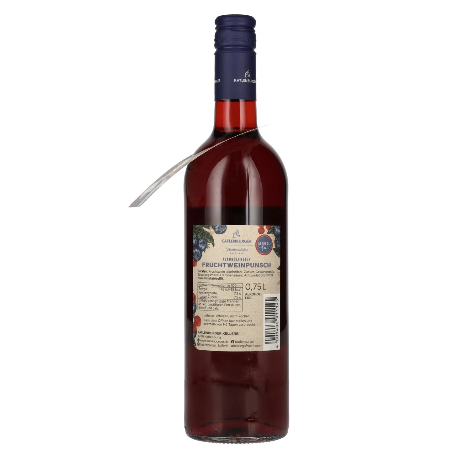 Katlenburger mulled punch non-alcoholic 0.75l