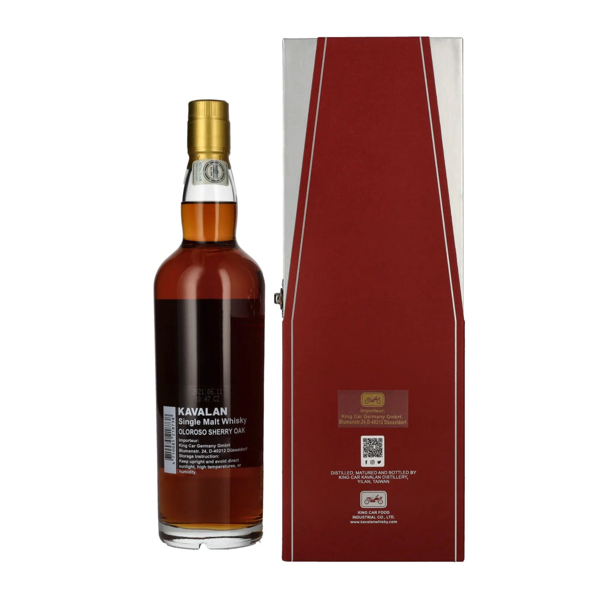 Kavalan OLOROSO SHERRY OAK Single Malt Whisky 46% vol. 0.7l in a gift box