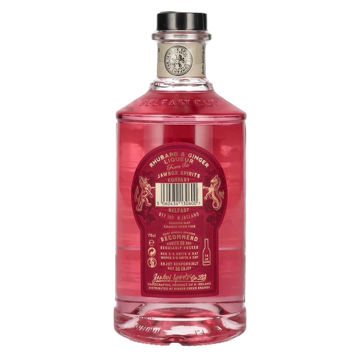 Jawbox RHUBARB &amp; GINGER Small Batch Gin Liqueur 20% vol. 0.7l