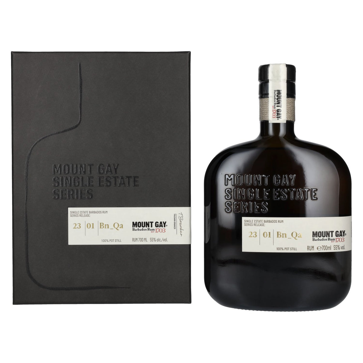 Mount Gay Single Estate Series #23/1 55% vol. 0,7 l in geschenkverpakking