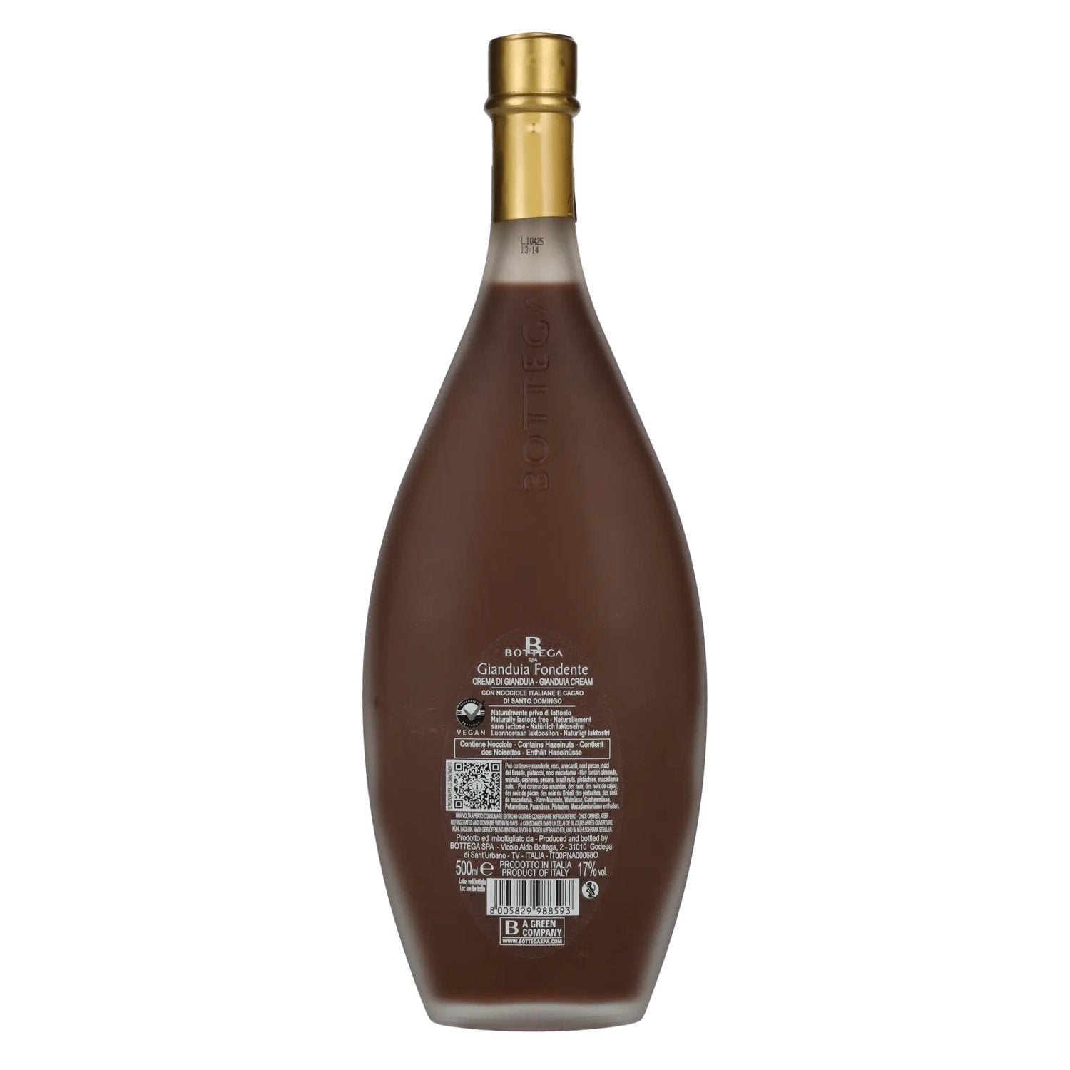 Bottega Crema di CIOCCOLATO GIANDUIA FONDENTE Cream Liqueur 17% Vol. 0,5l