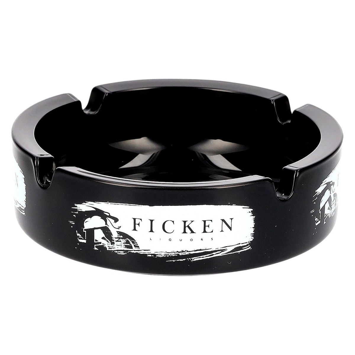 Ficken Liquors Aschenbecher schwarz