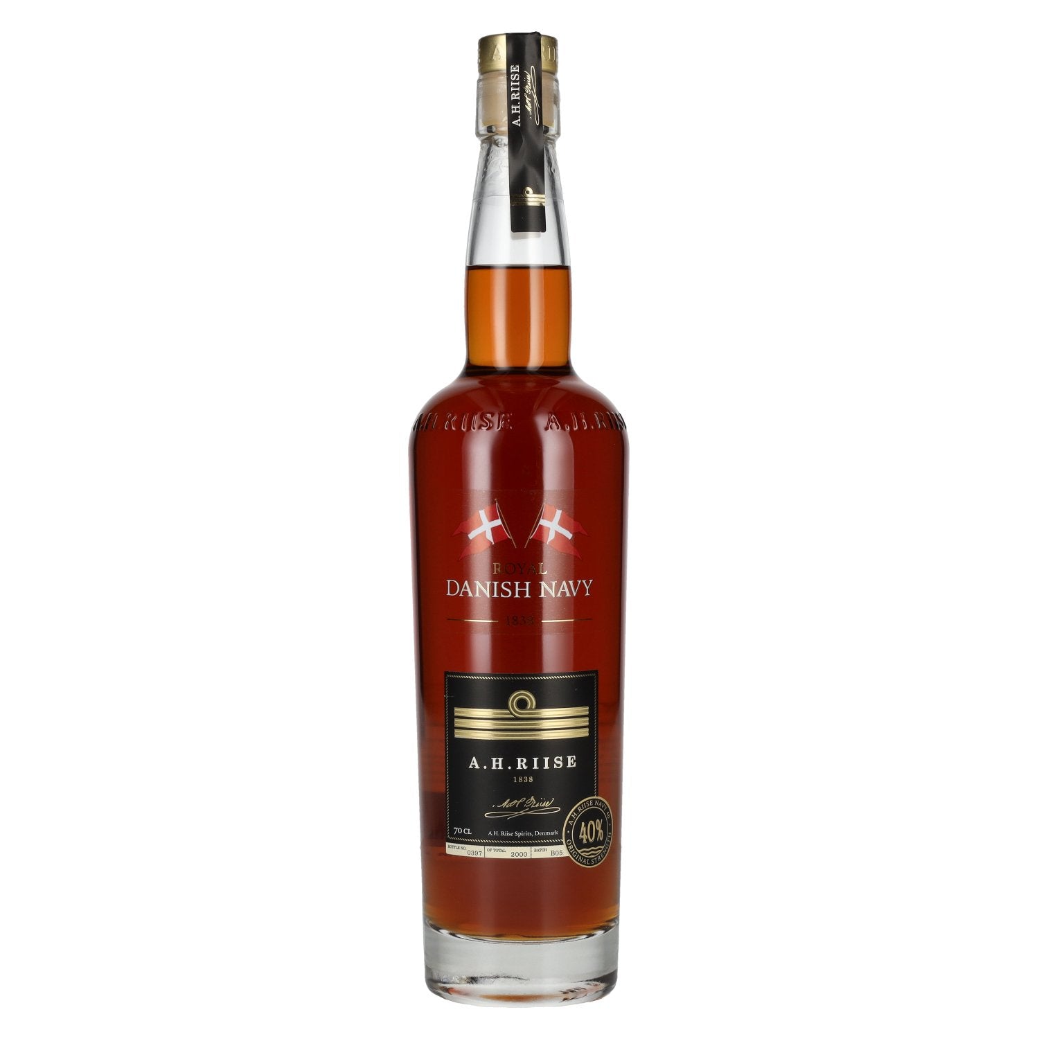 A.H. Riise Royal DANISH NAVY Superior Spirit Drink 40% Vol. 0,7l