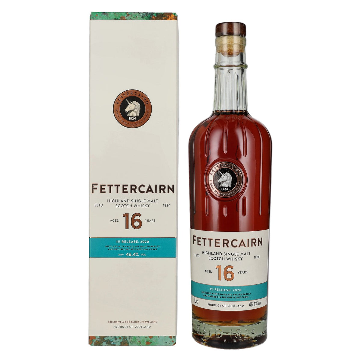 Fettercairn 16 Years Old Highland Single Malt Scotch Whisky 46,4% Vol. 1l in Geschenkbox