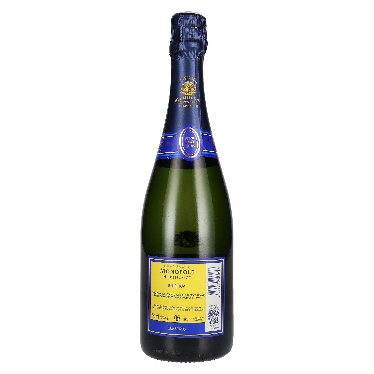 Heidsieck & Co Monopole Champagne BLUE TOP Brut 12% Vol. 0,75l