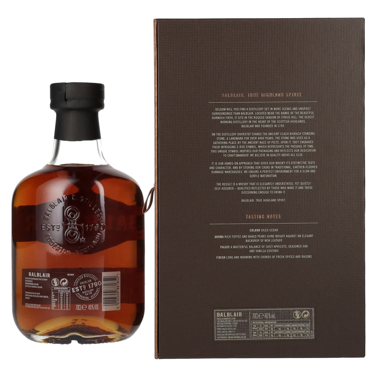 Balblair 18 Years Old Highland Single Malt 46% Vol. 0,7l en boîte cadeau