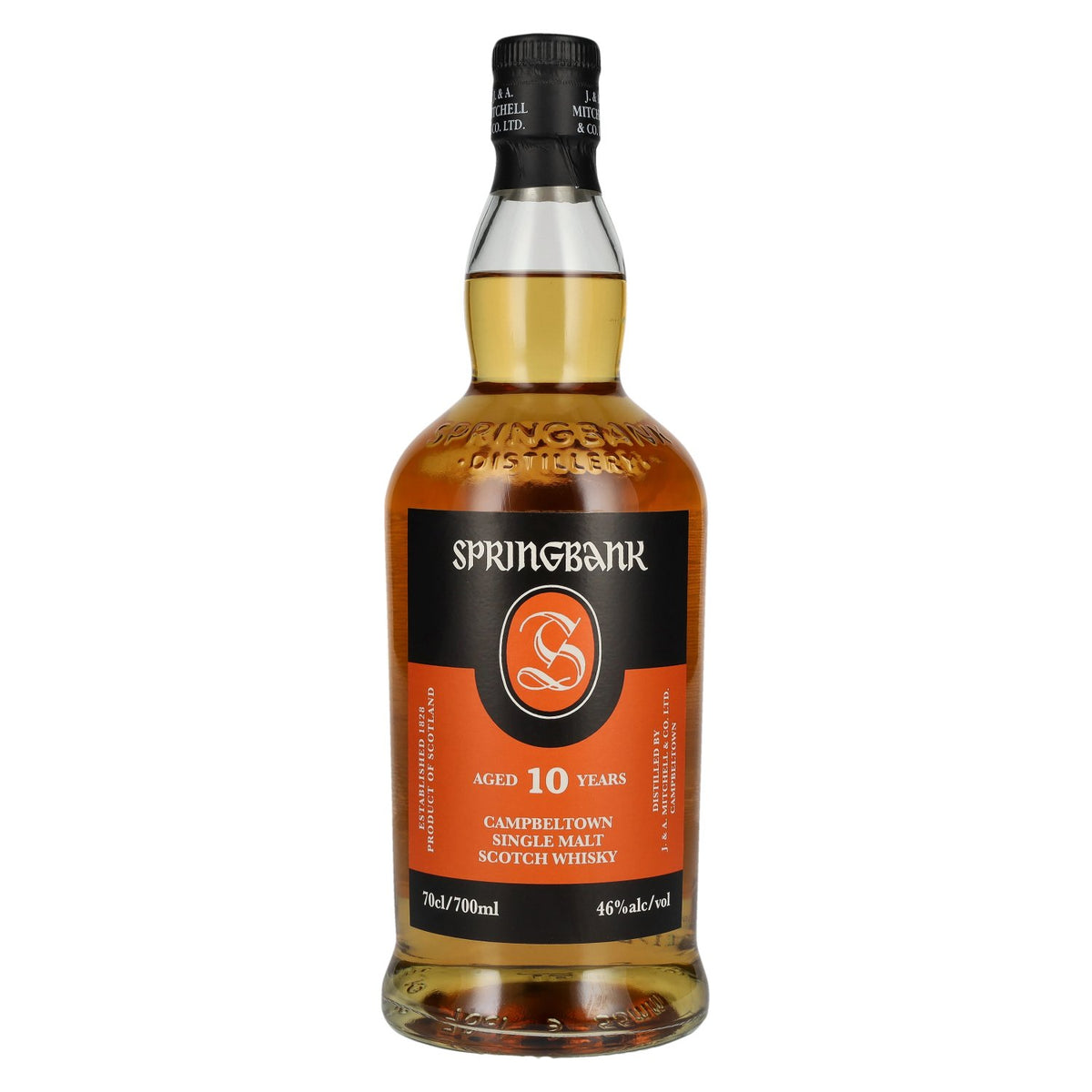 Springbank 10 Years Old Campbeltown Single Malt Scotch Whisky 46% ABV 0.7l