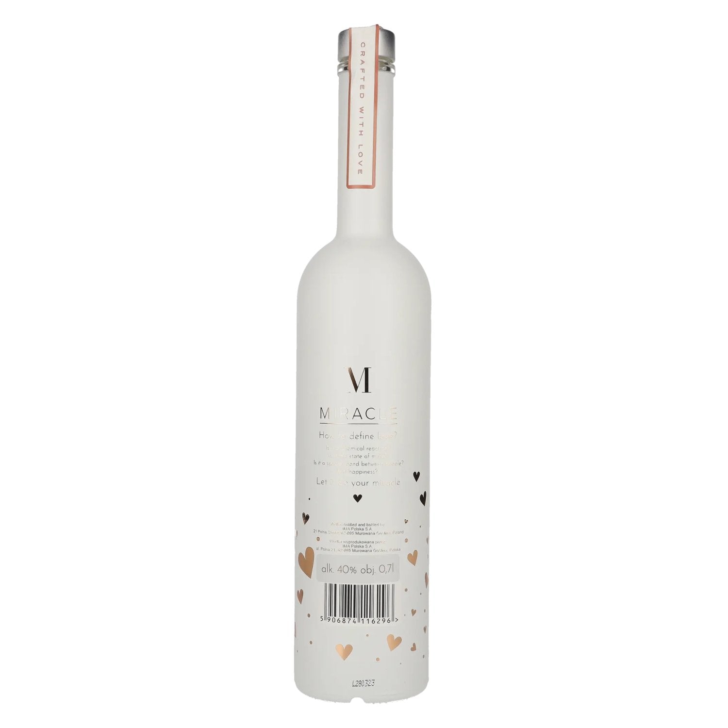Miracle Vodka Limited White Gold Edition 40% vol. 0,7l
