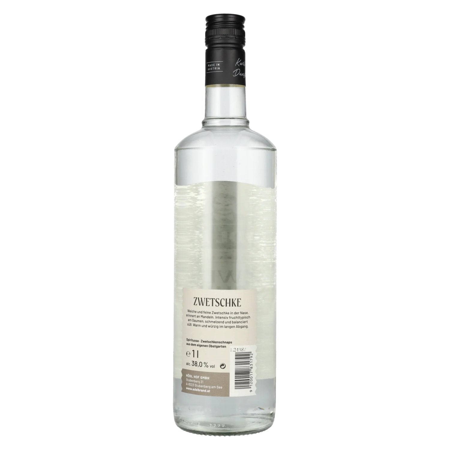 Hödl Hof Original Plum Schnapps 38% vol. 1 litre