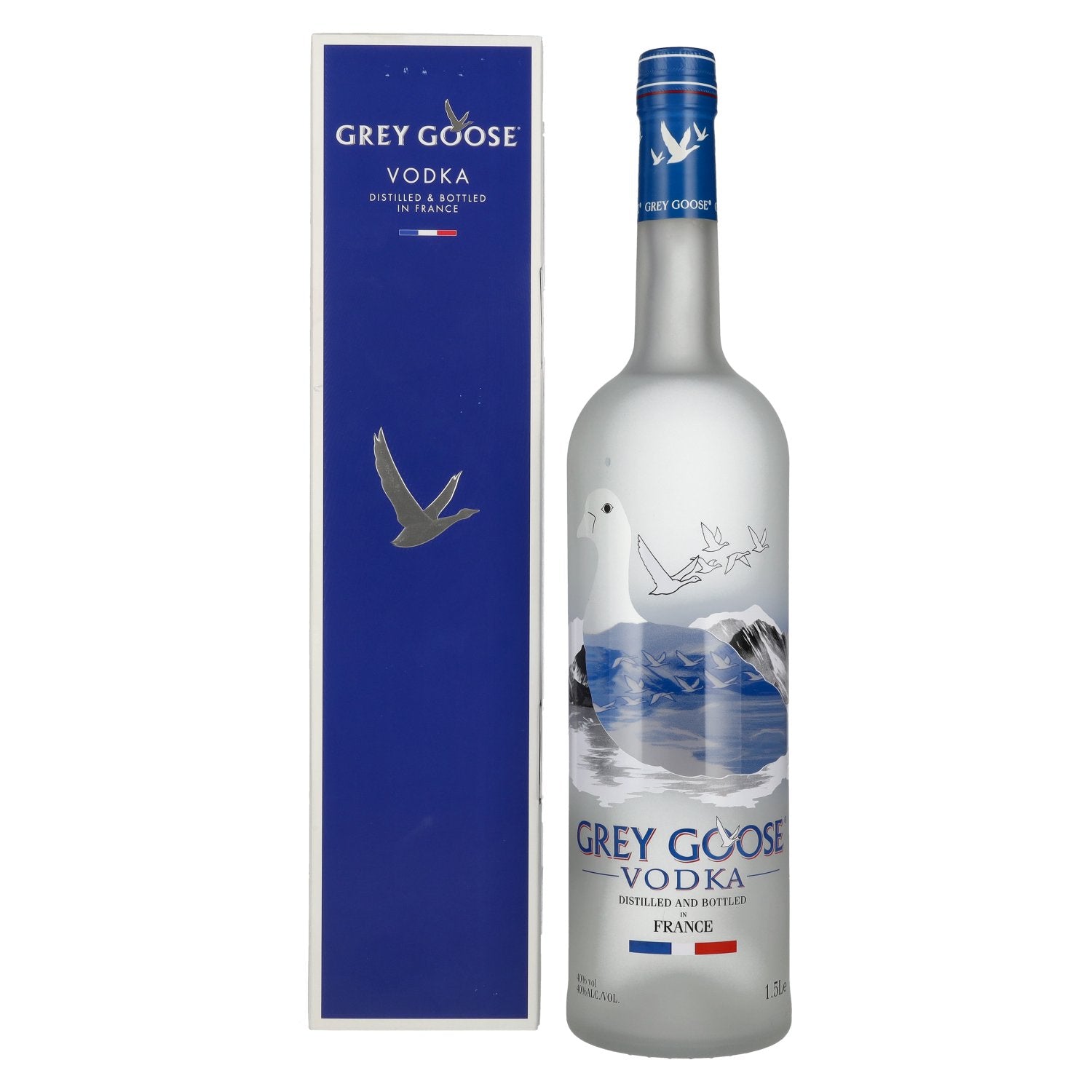 Grey Goose Vodka 40% vol. 1,5l dans une boîte cadeau