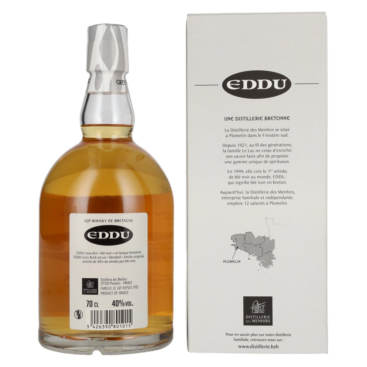 Eddu Grey Rock Whisky Blend 40% Vol. 0,7l in Geschenkbox