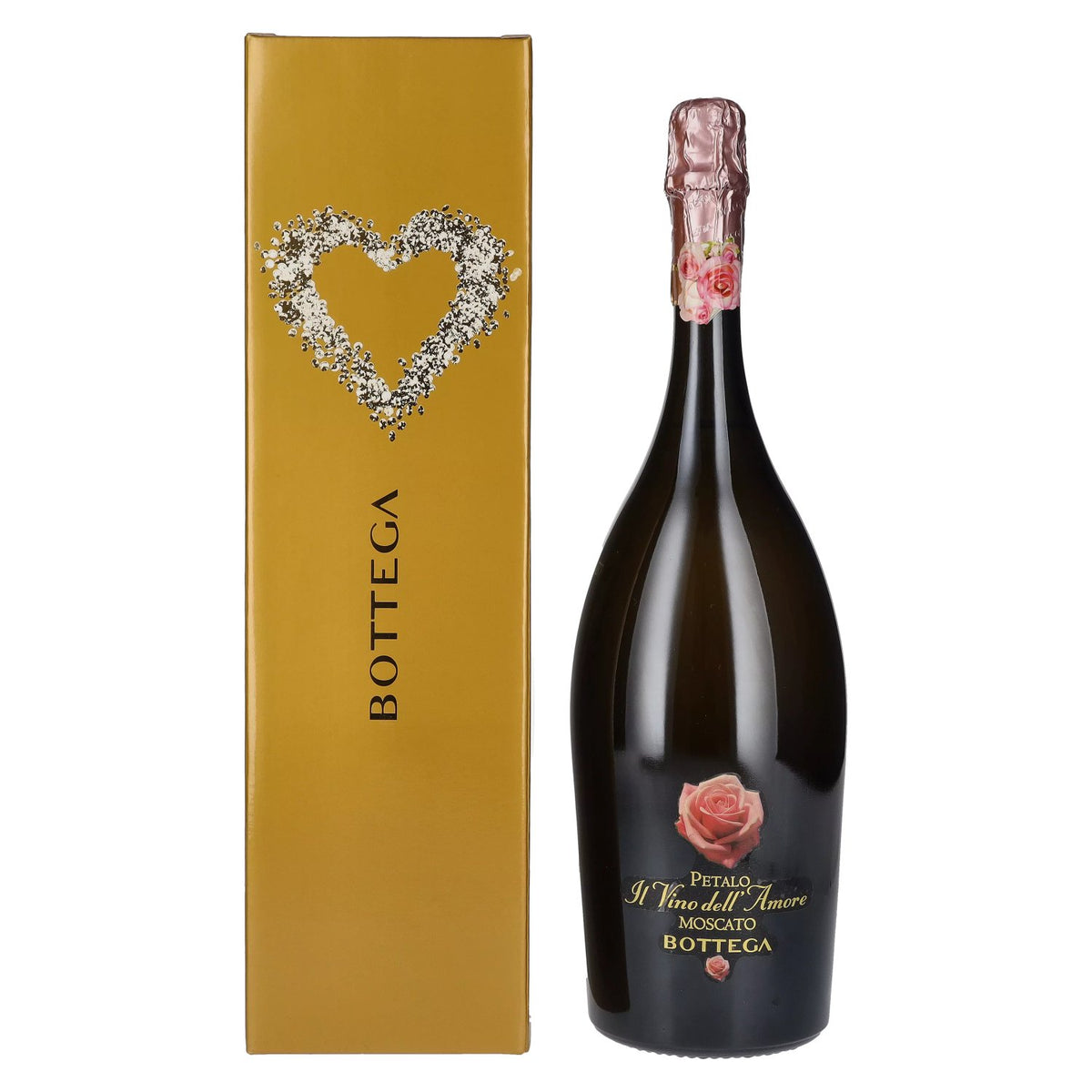 Bottega Petalo Moscato Il Vino dell' Amore 6,5% Vol. 1,5l in geschenkverpakking