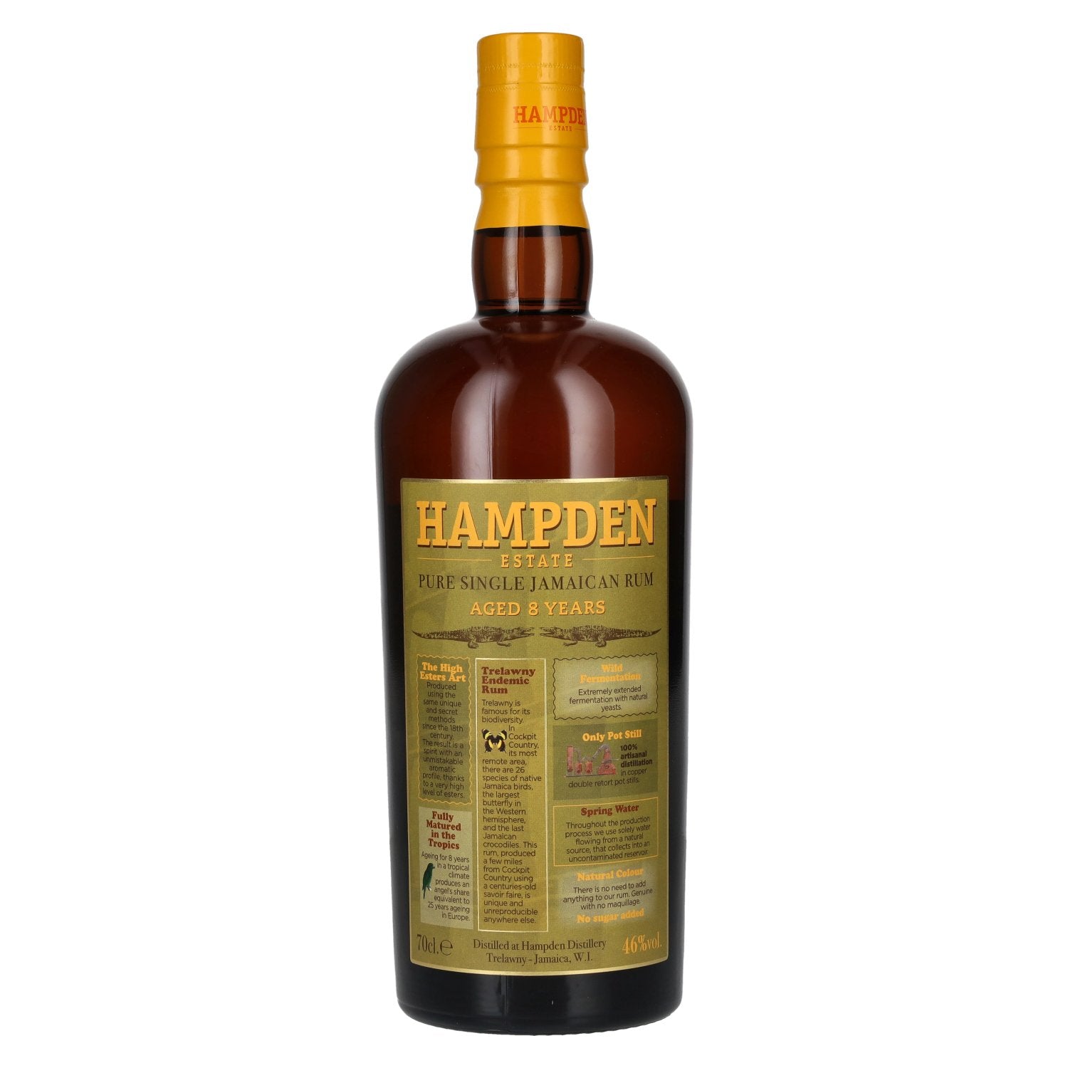 Hampden Estate Rum 8-Year-Old Pure Single Jamaican Rum 46% ABV 0.7l
