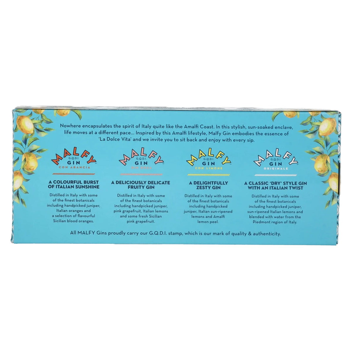 Malfy Gin Mini Set 41% vol. 4 x 0.05 l