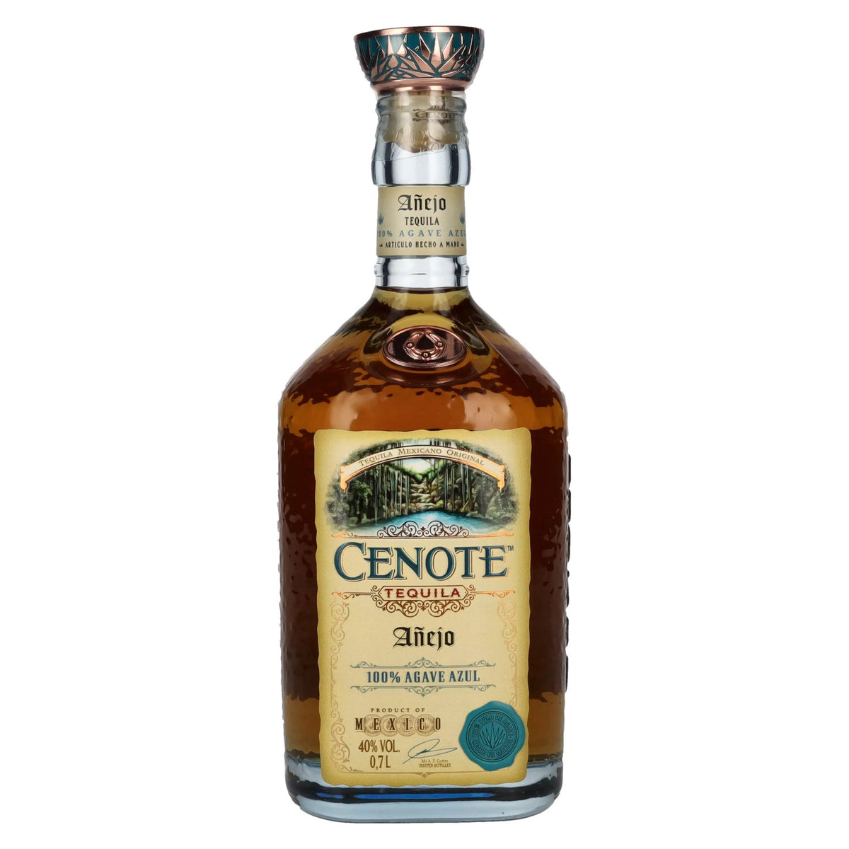 Cenote Tequila Añejo 100% Agave Azul 40% vol. 0.7 l