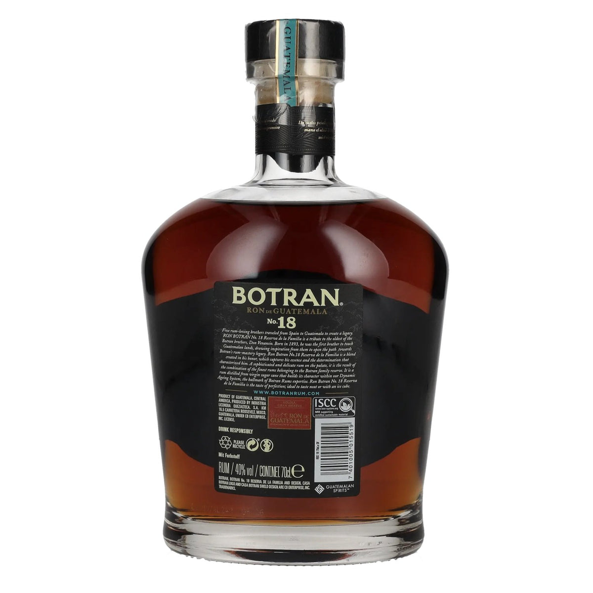 Botran Ron Añejo No. 18 Reserva de la Familia 40% Vol. 0,7l