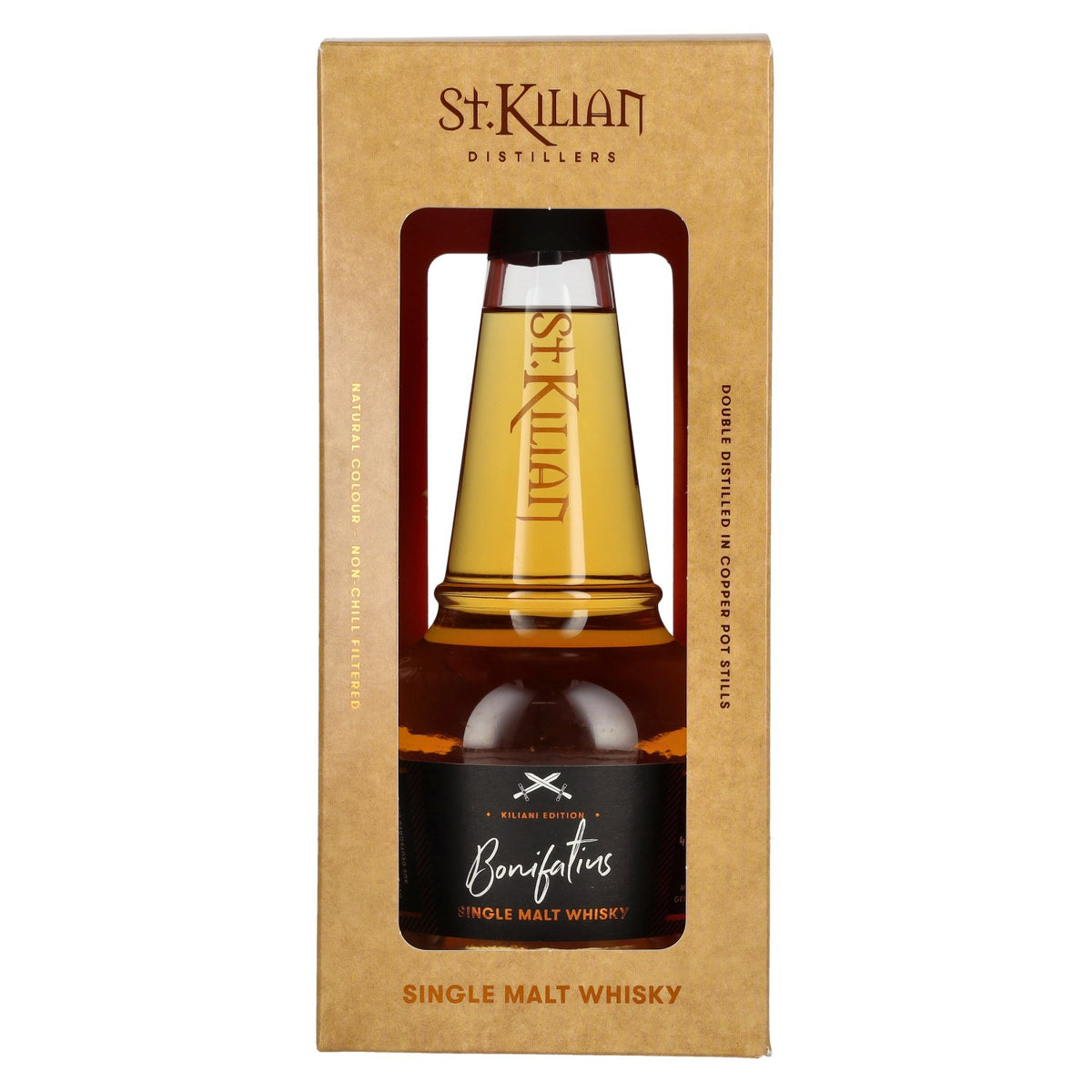 St. Kilian Kiliani Edition BONIFATIUS Single Malt Whisky 46% vol. 0,5 l in geschenkverpakking