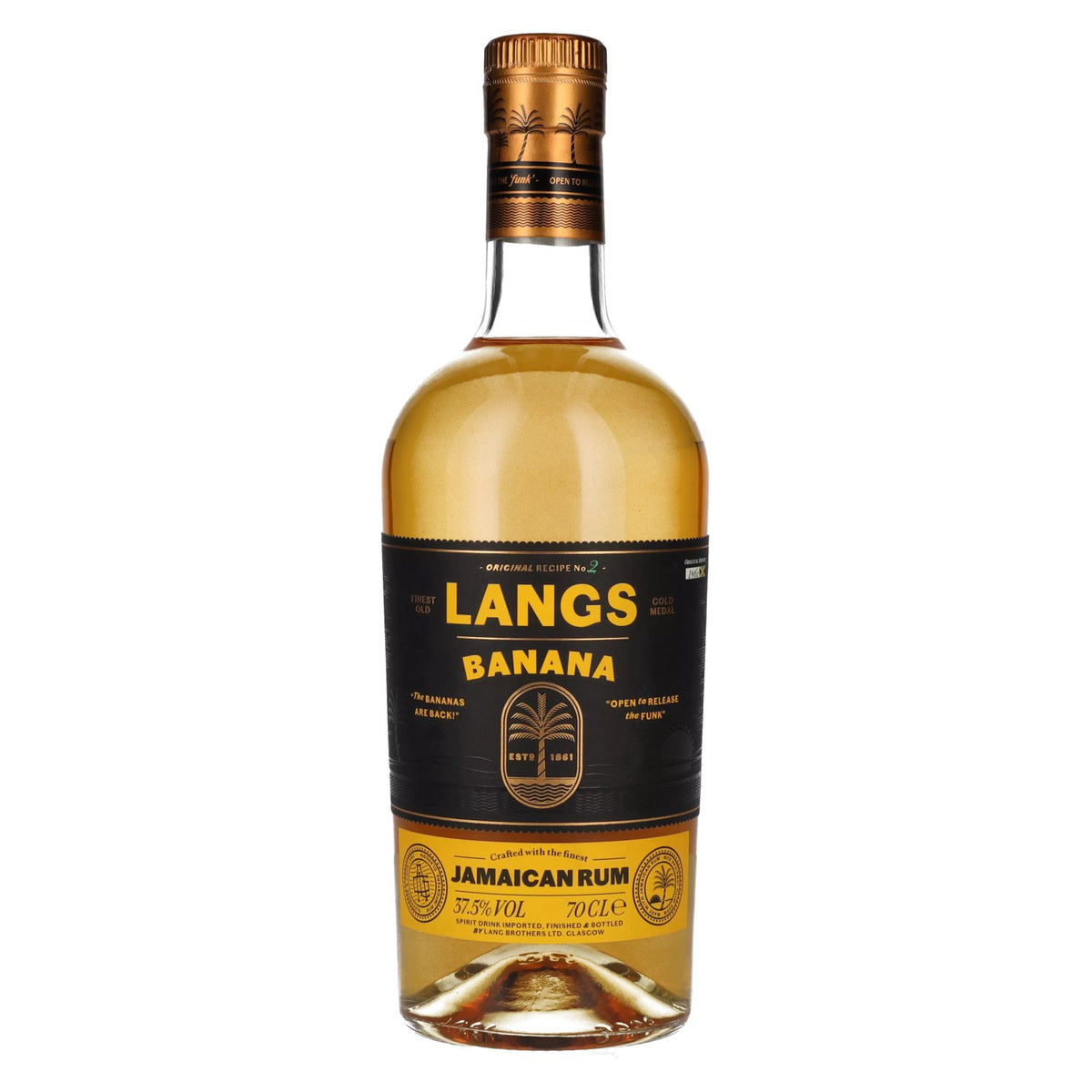 Langs Banana Jamaican Spirit Drink 37.5% ABV 0.7l