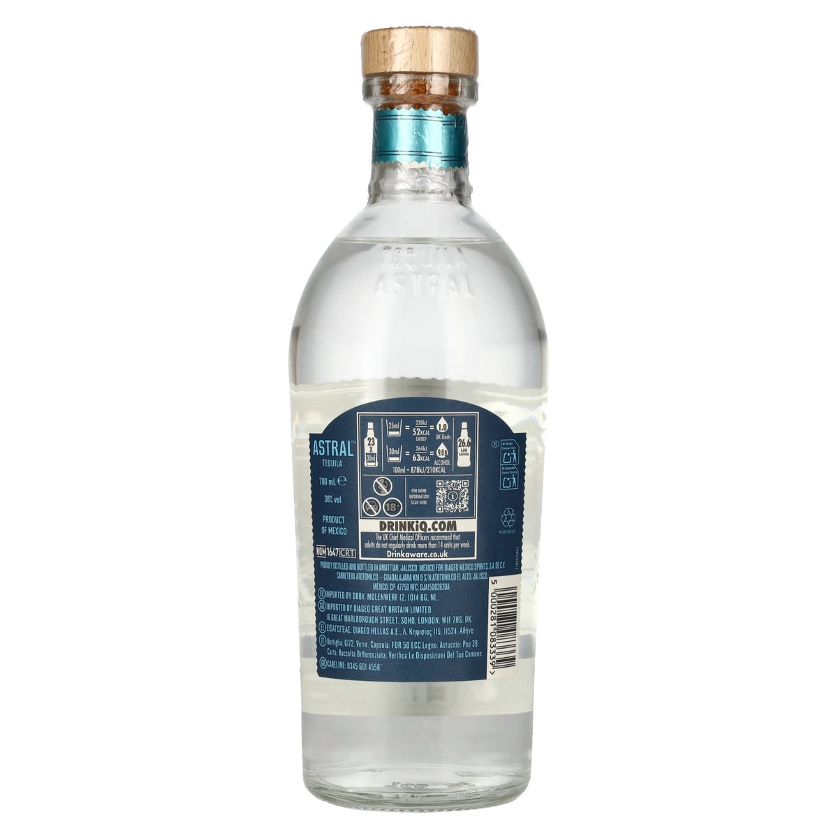 Astral Blanco Tequila 100% Agave Azul 38% vol. 0,7 l