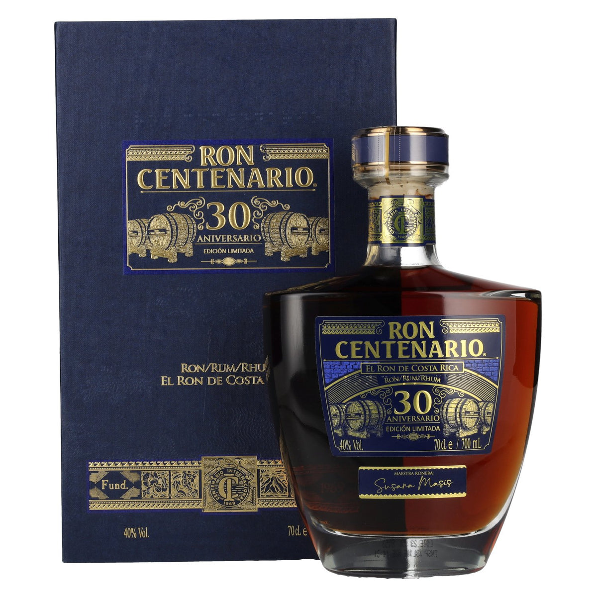 Ron Centenario EDICIÓN LIMITADA 30 Aniversario Rum 40% Vol. 0,7l in Geschenkbox