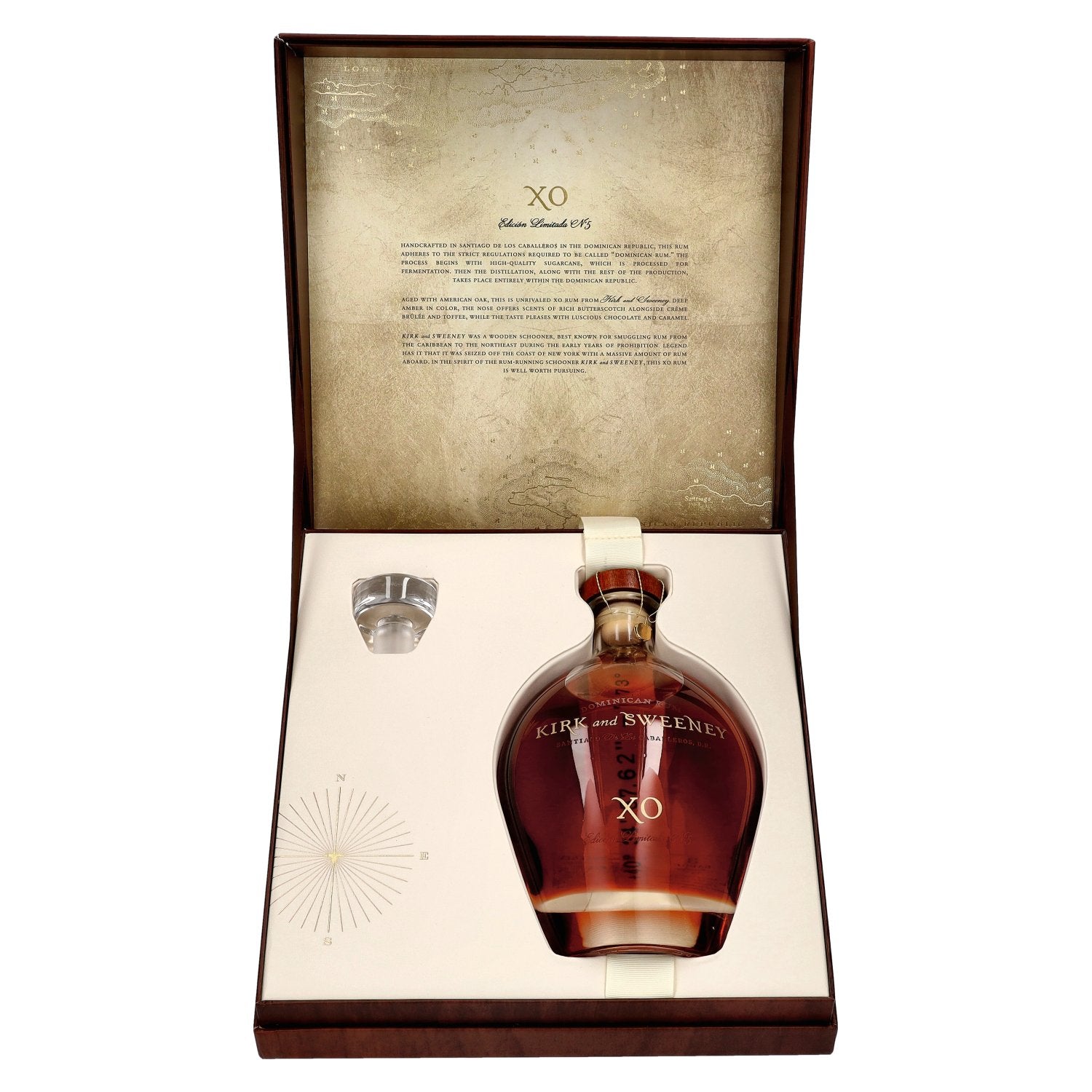Kirk and Sweeney XO Dominican Rum Edicion Limitada No. 5 bio 65,5% Vol. 0,7l in Geschenkbox