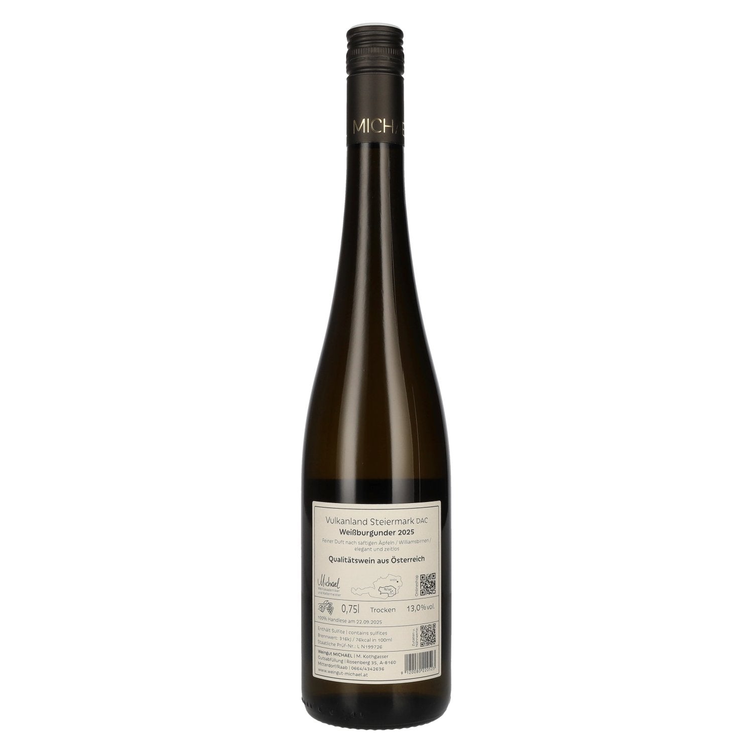 MICHAEL Pinot Blanc Vulkanland Styria DAC 2025 13% Vol. 0,75l