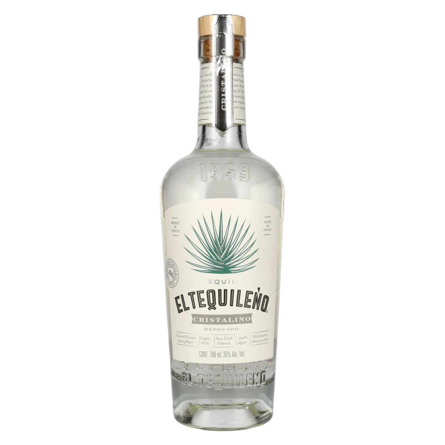 El Tequileño 1959 CRISTALINO Reposado 100% Agave 35% Vol. 0,7l