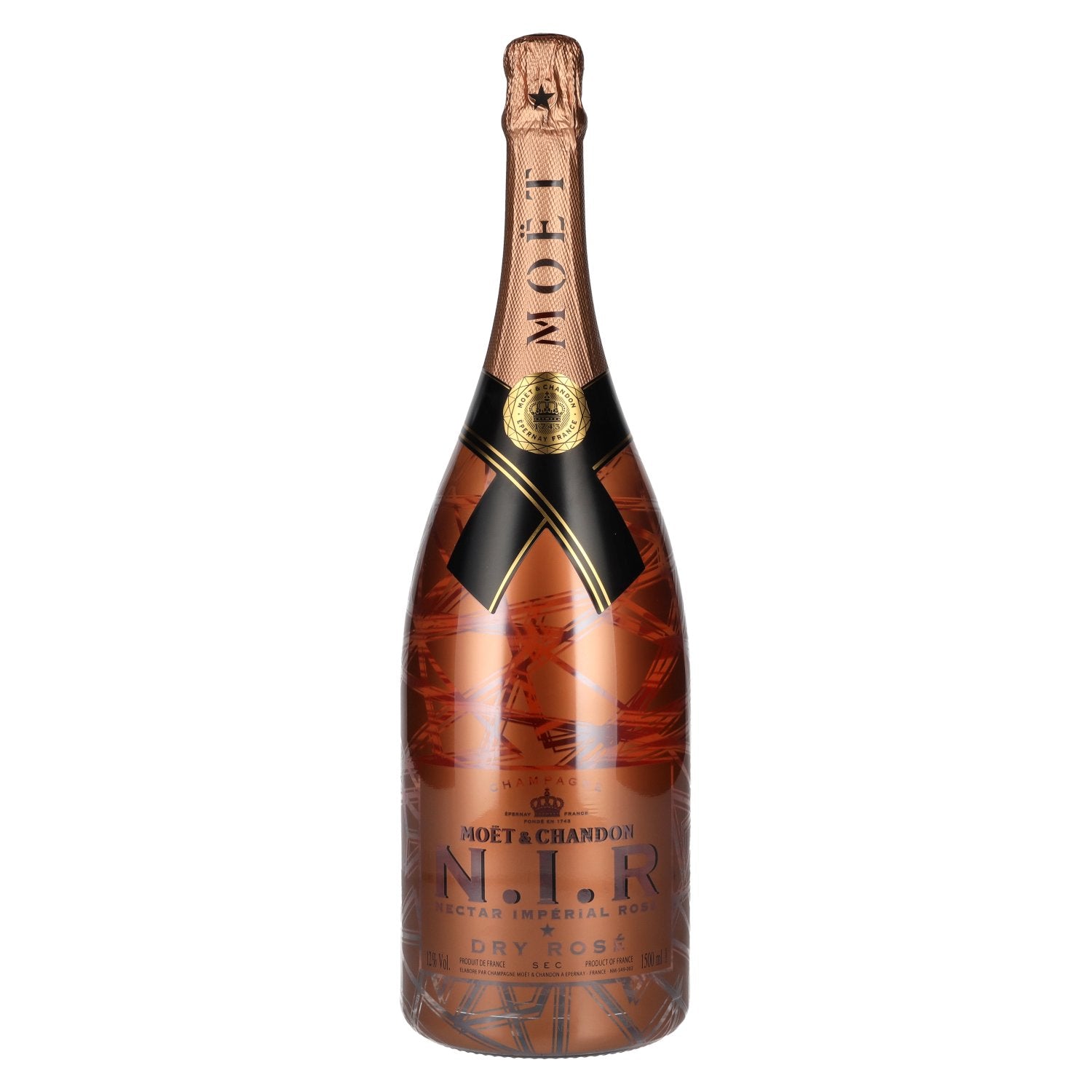 Moët & Chandon Champagne N.I.R. Dry Rosé Sec Luminous Edition 12% Vol. 1,5l