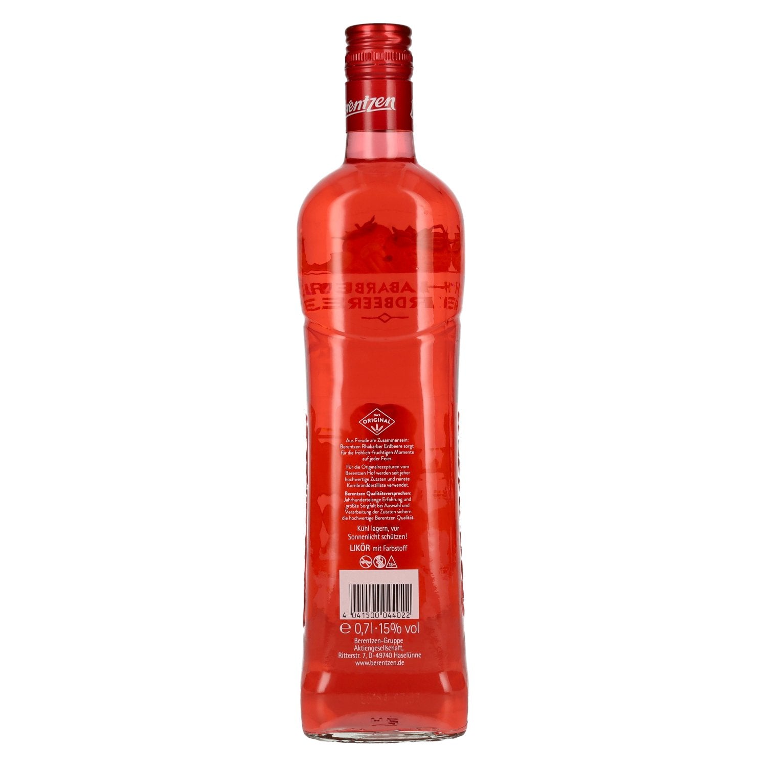 Berentzen Rhubarb Strawberry 15% Vol. 0,7l