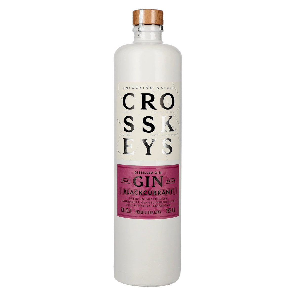 Cross Keys Gin Black Currant Premium Craft Gin 38% vol. 0,7 l