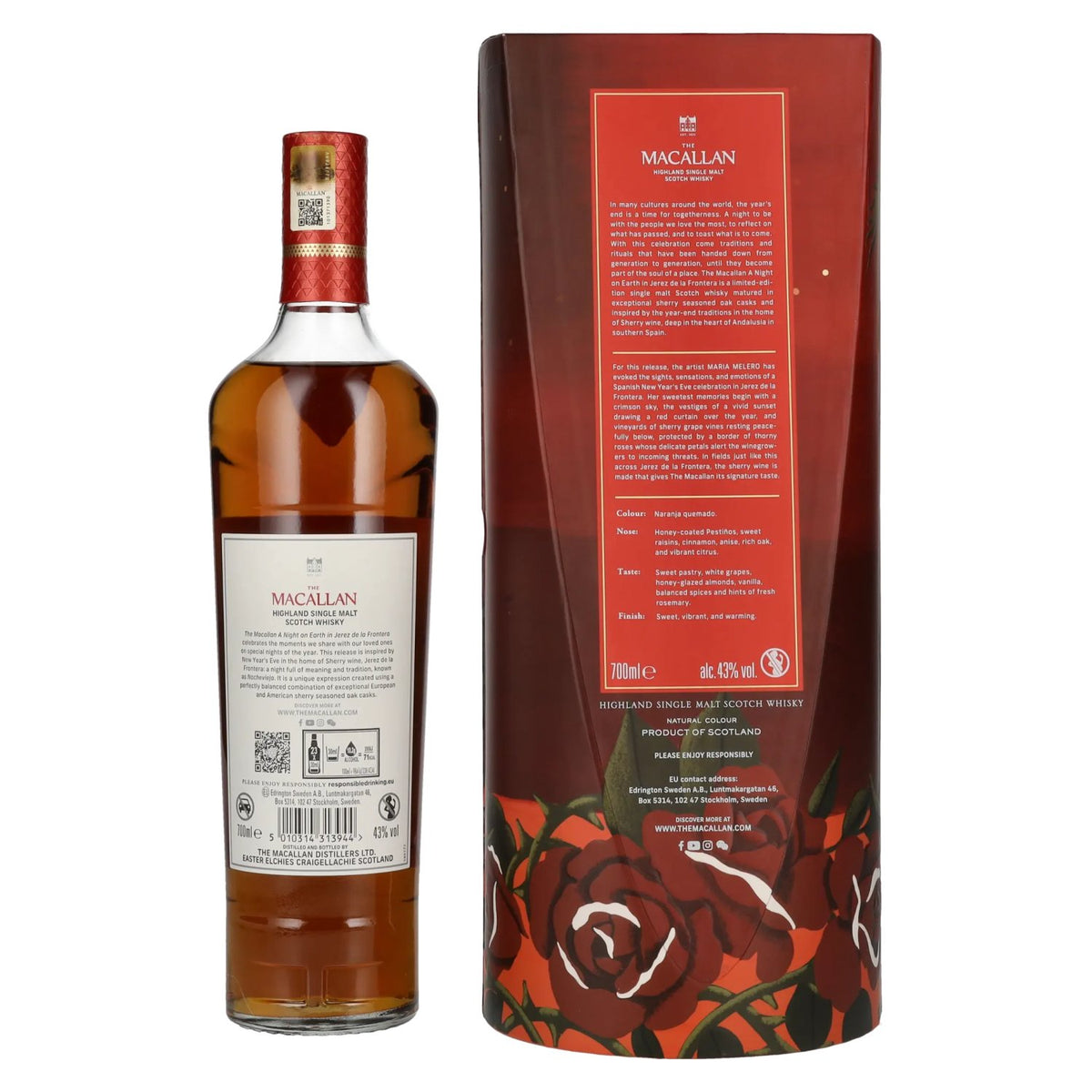 The Macallan A NIGHT ON EARTH JEREZ 43% vol. 0.7l in a gift box