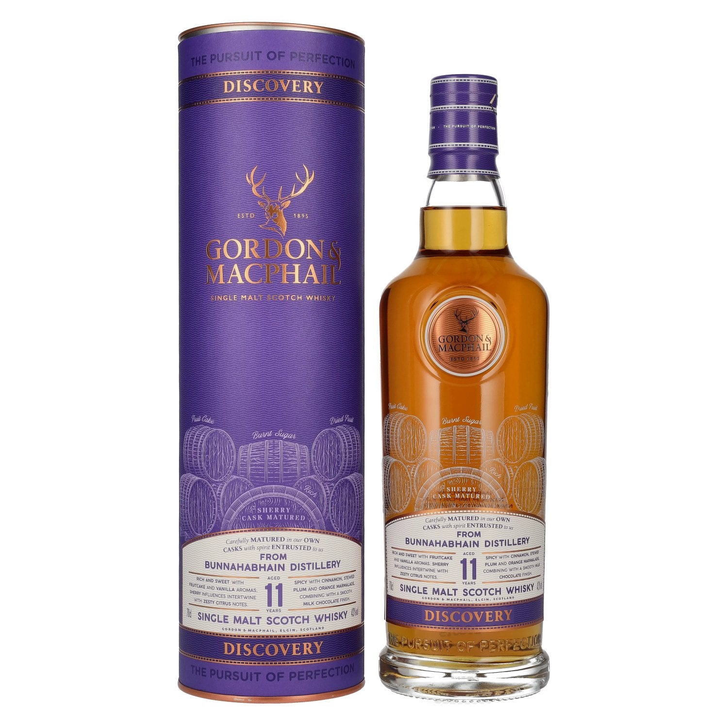 Gordon &amp; MacPhail Bunnahabhain 11 Years Old DISCOVERY Single Malt 43% Vol. 0,7l in geschenkverpakking
