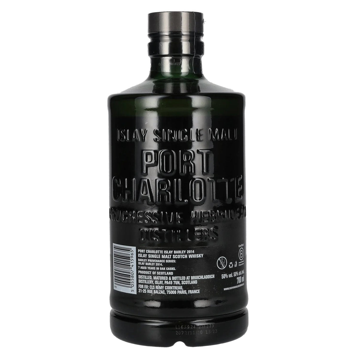 Port Charlotte ISLAY BARLEY Heavily Peated Islay Single Malt 2014 50% Vol. 0,7l