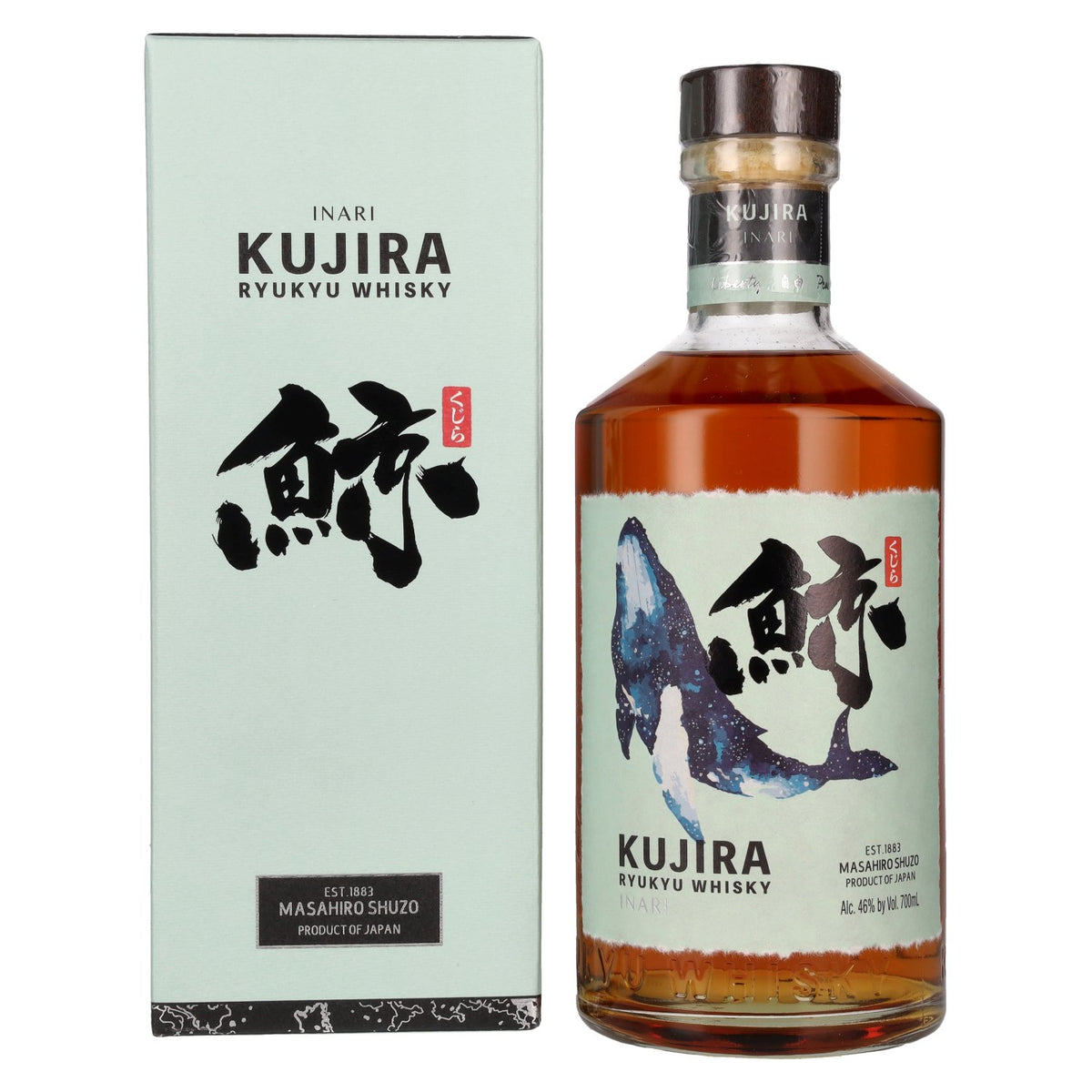 Whisky Kujira INARI Ryukyu 46 % vol., 0,7 l, dans un coffret cadeau