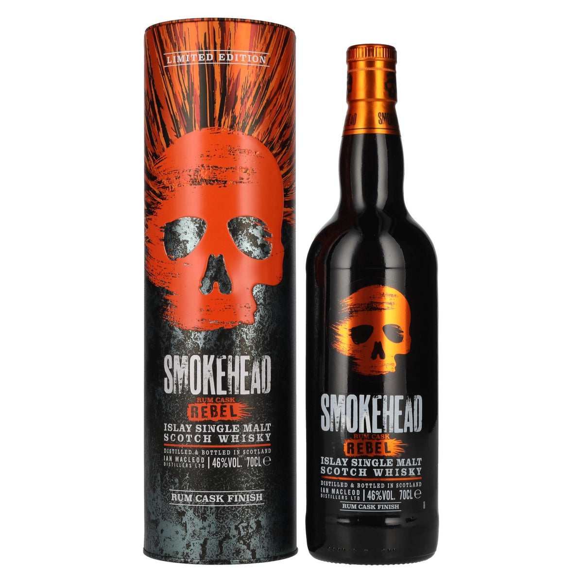 Smokehead RUM REBEL Islay Single Malt Scotch Whisky 46% Vol. 0,7l in Tinbox