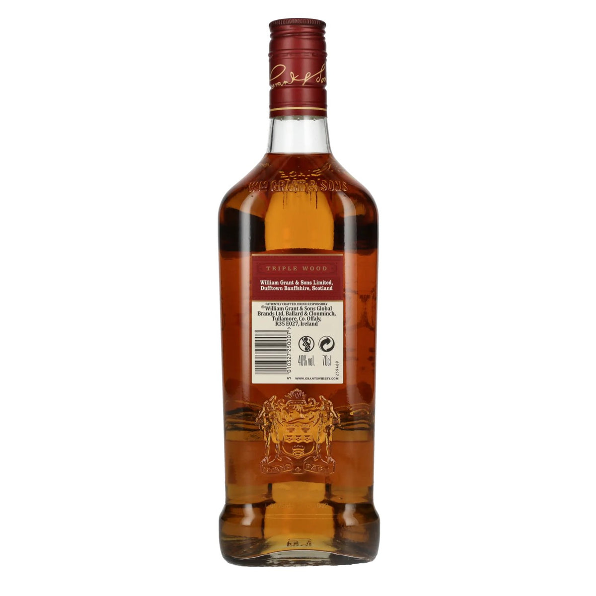 Grant's TRIPLE WOOD Blended Scotch Whisky 40% vol. 0,7 l