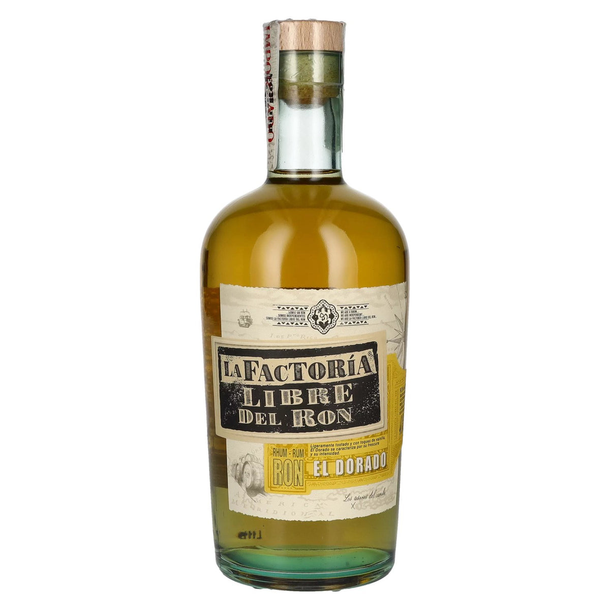 La Factoría Libre del Ron El Dorado 40% vol. 0,7 l