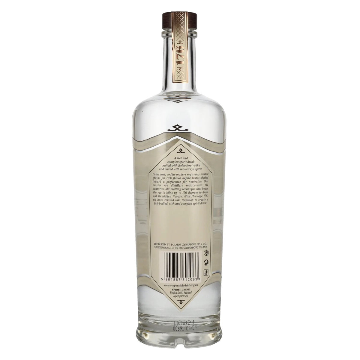 Belvedere Erfgoed 176 Drank 40% Vol. 0,7l