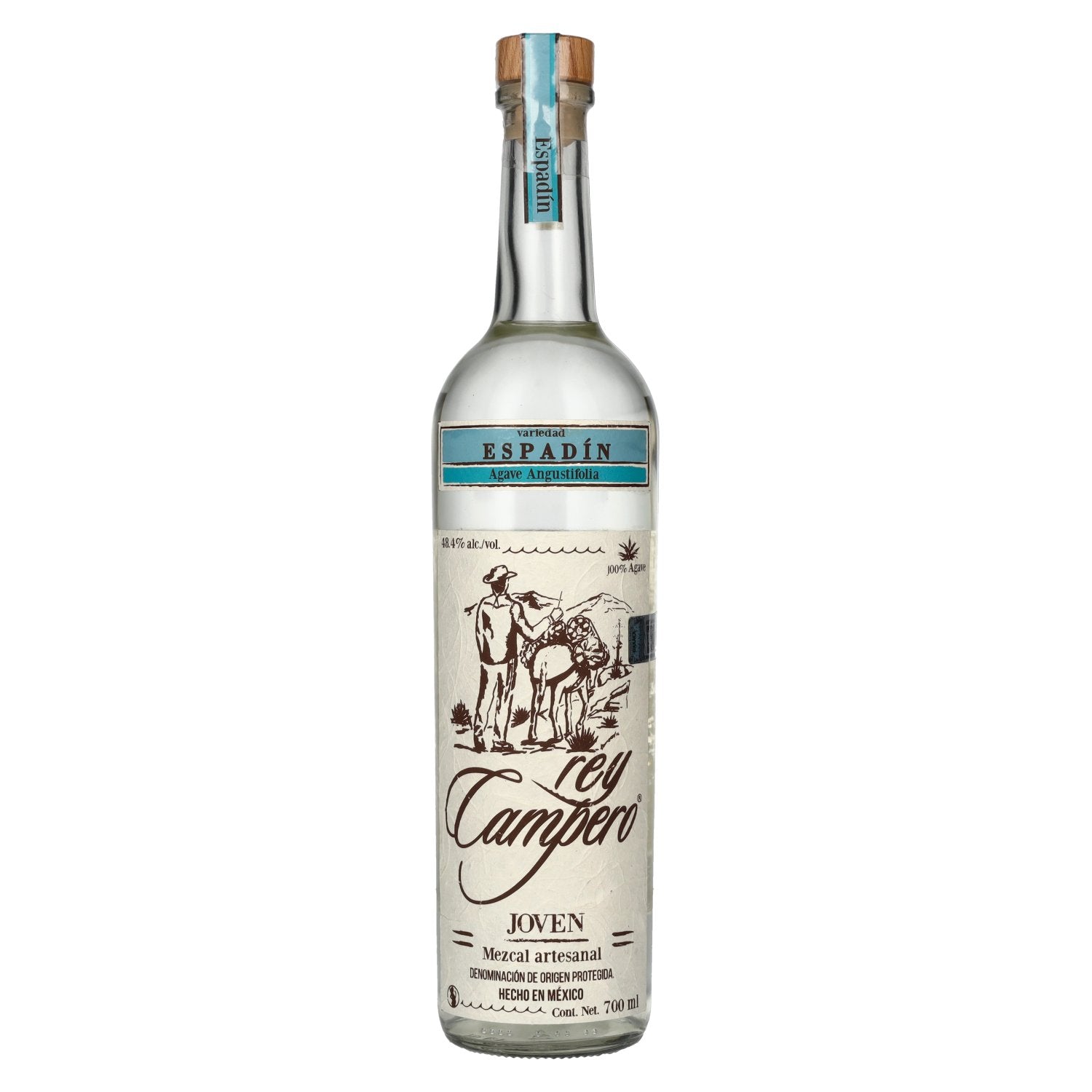Rey Campero Mezcal ESPADÍN 48,4% Vol. 0,7l