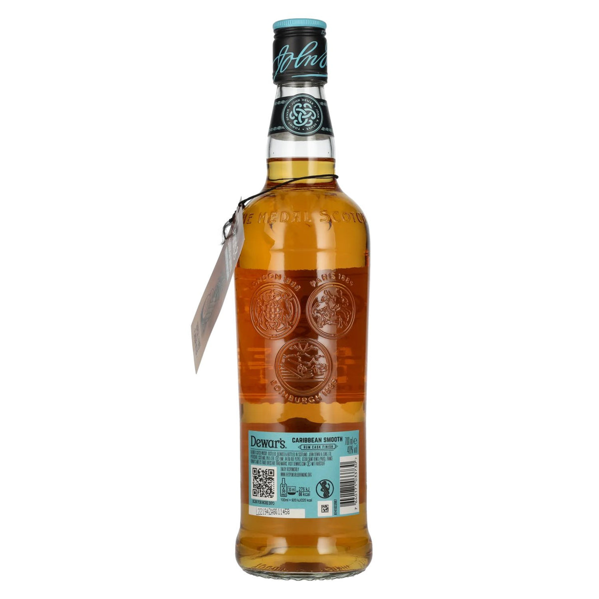 Whisky écossais d'assemblage « Caribbean Smooth » Dewar's, 8 ans d'âge, 40 % vol., 0,7 l