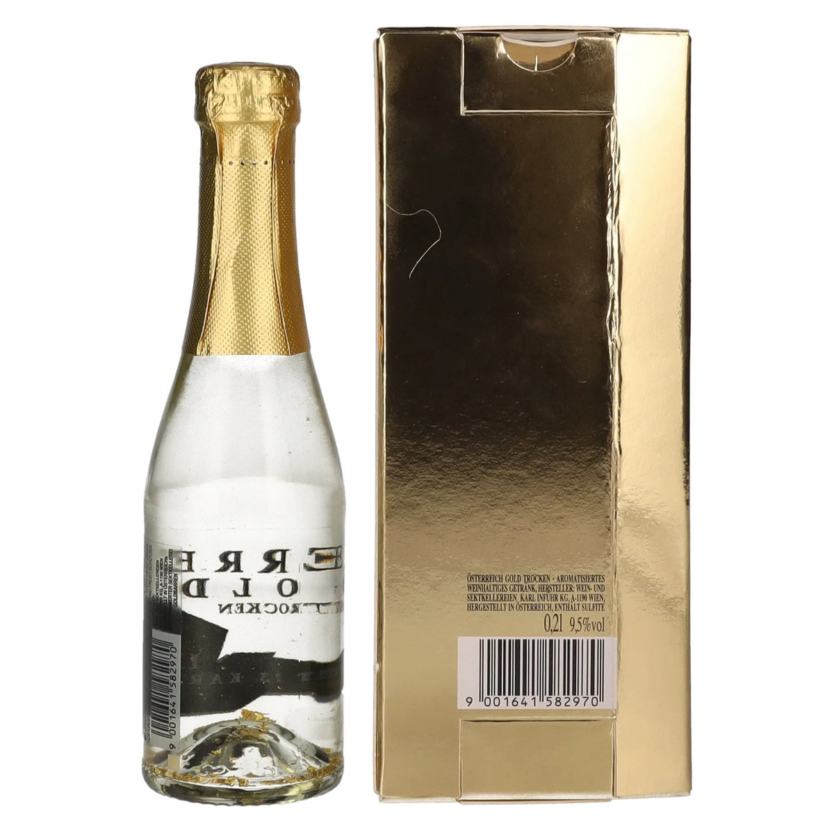 Österreich Gold - mit 23 Karat Blattgold 9,5% Vol. 0,2l in Geschenkbox