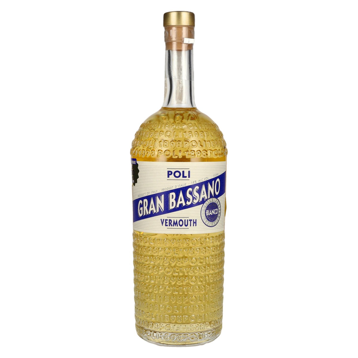 Poli Gran Bassano Bianco Vermouth 18% ABV 0.75 l