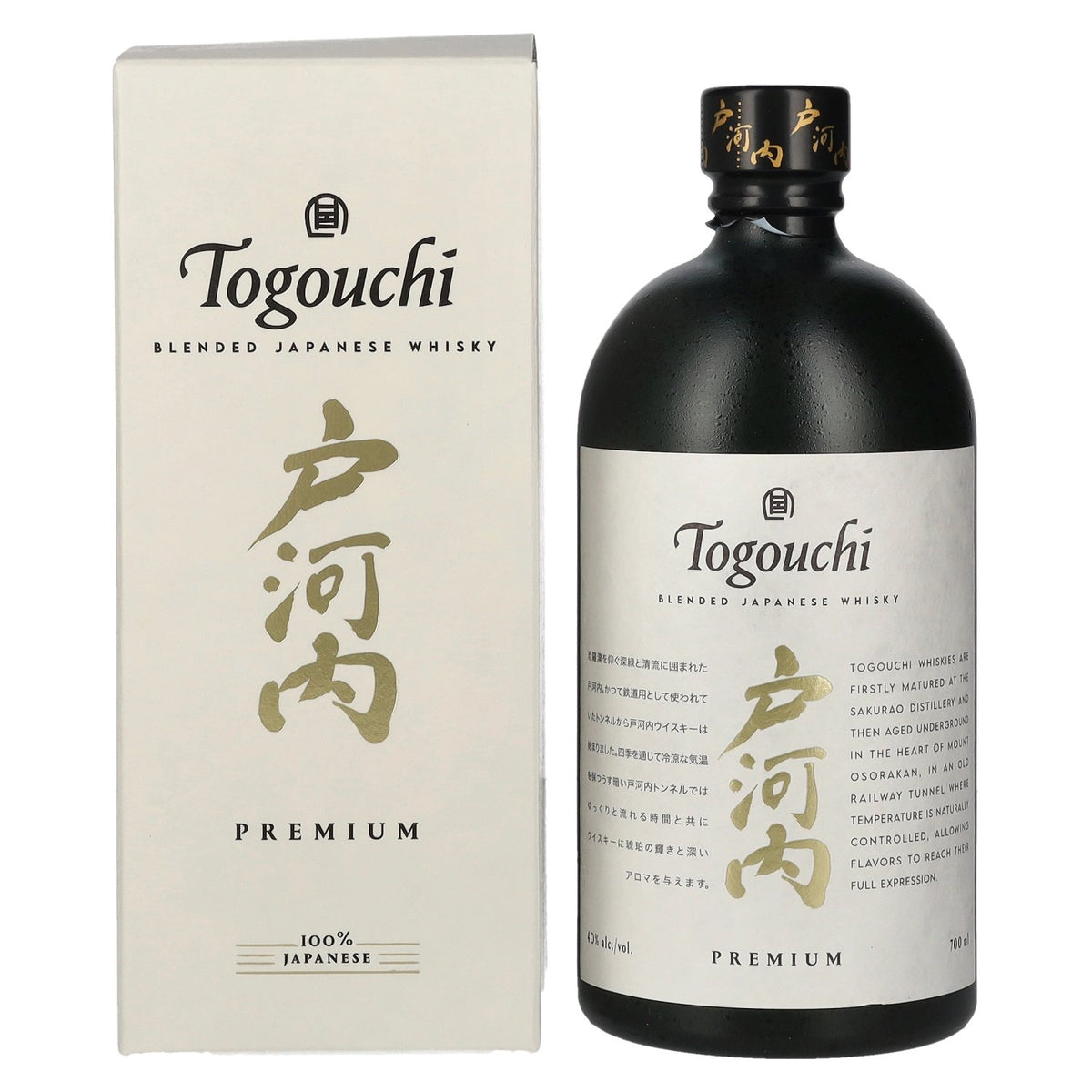 Togouchi Premium Japanese Blended Whisky 40% Vol. 0,7l in Geschenkbox