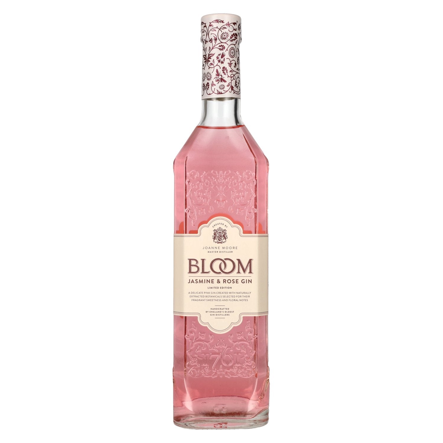 Bloom JASMINE & ROSE GIN Limited Edition 40% Vol. 0,7l