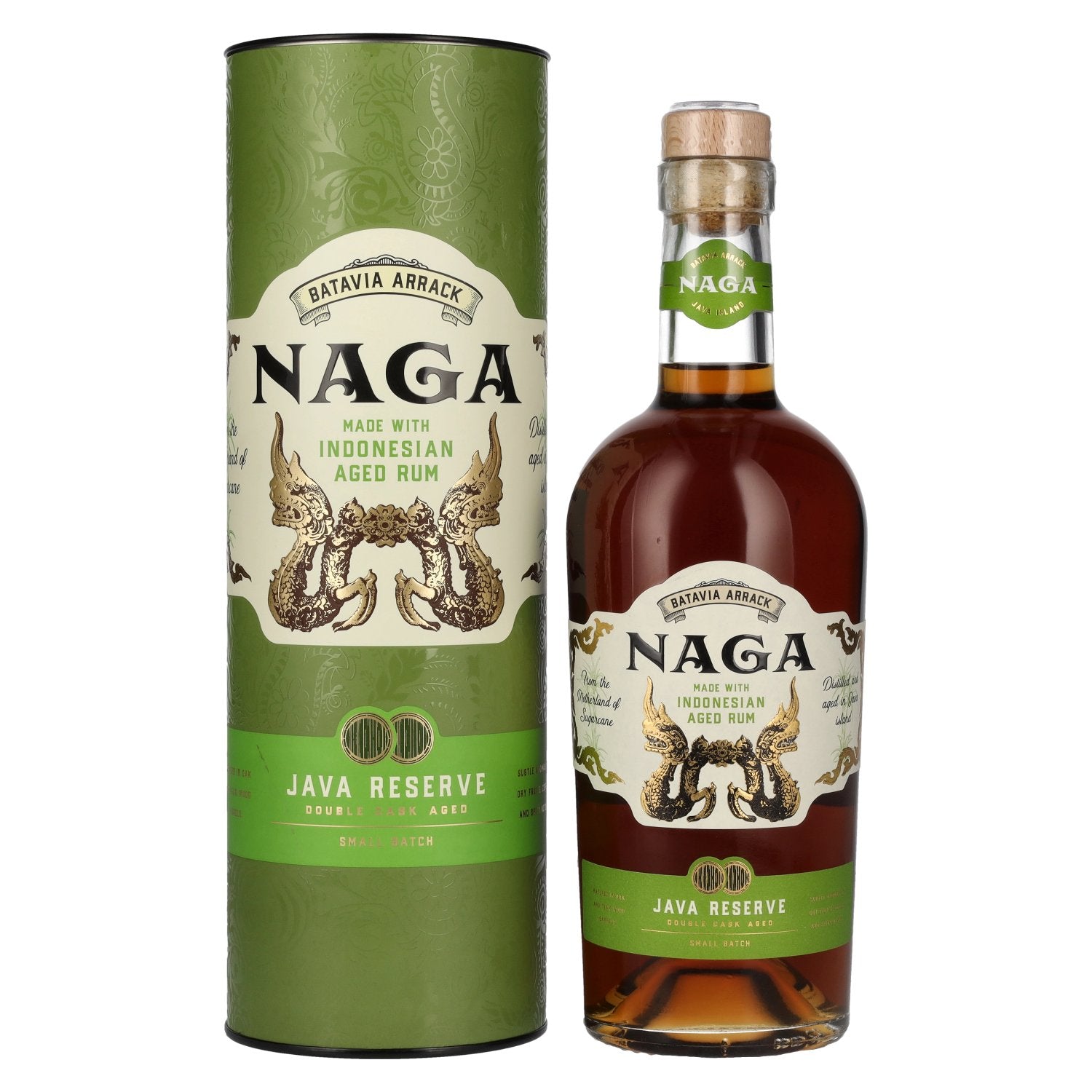 Naga JAVA RESERVE Double Cask Aged 40% Vol. 0,7l in Geschenkbox