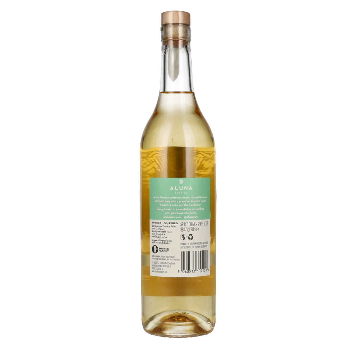 Aluna Tropica Pandan &amp; Pineapple Spiced Rum 38% Vol. 0,7l